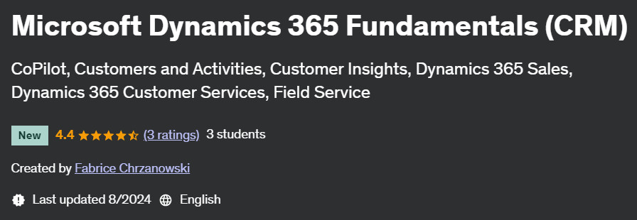 Pictures · Udemy — Microsoft Dynamics 365 Fundamentals (CRM) 2024-7