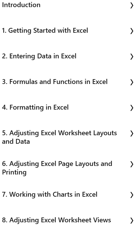 강좌 주제 · Excel Essential 교육 (Microsoft) 365) 2025-2