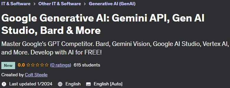 Pictures · Google Generative AI: Gemini API, Gen AI Studio, Bard & More 2024-1
