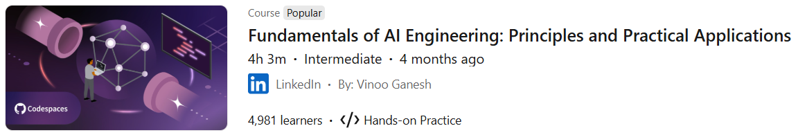 Pictures · LinkedIn — Fundamentals of AI Engineering: Principles and Practical Applications 2025-6