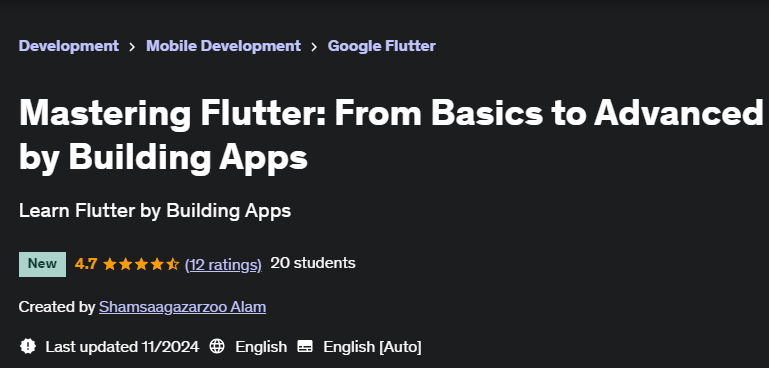 Pictures · Udemy — Mastering Flutter: From Basics to Advanced by Building Apps 2024-11