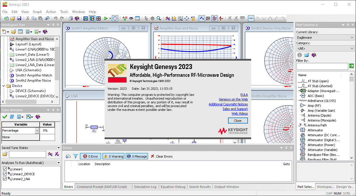 Pictures · Keysight PathWave RF Synthesis Genesys 2023 x64