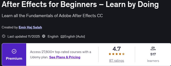 تصاویر · After Effects شروع کرنے کے لئے - سیکھنے کے ذریعے 2025-11