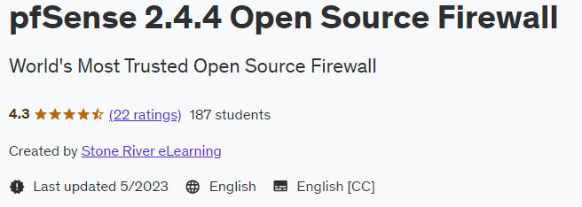 Pictures · Udemy — pfSense 2.4.4 Open Source Firewall 2023-5