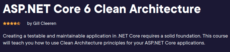 Pictures · Pluralsight — ASP.NET Core 6 Clean Architecture 2025-2