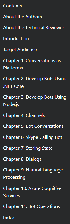 Bilder · Apress – Entwicklung von Bots mit dem Microsoft Bots Framework 2018