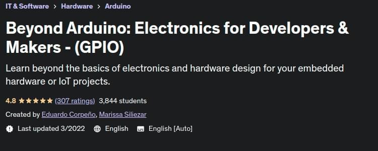 Pictures · Udemy — Beyond Arduino: Electronics for Developers & Makers – (GPIO) 2019-4