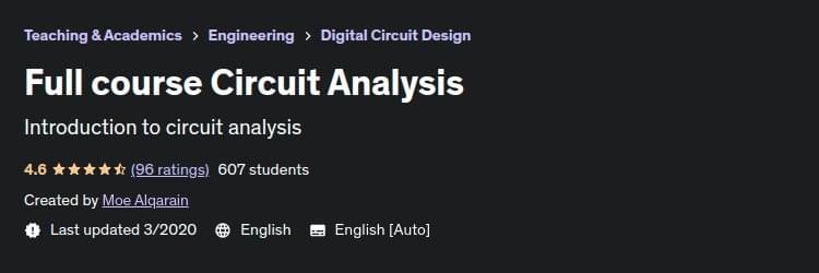 Pictures · Udemy — Full course Circuit Analysis 2020-3
