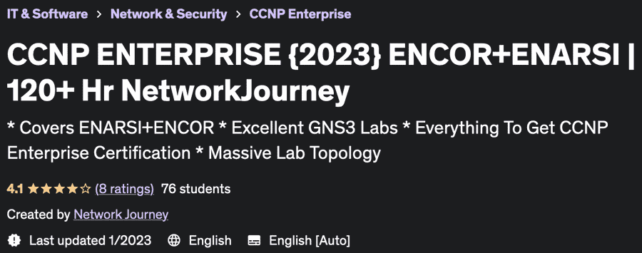 Pictures · Udemy — CCNP ENTERPRISE {2023} ENCOR+ENARSI | 120+ Hr NetworkJourney 2022-12