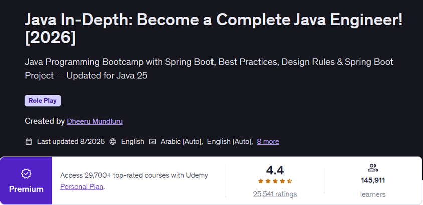 Pictures · Java In-Depth: Become a Complete Java Engineer! [2026] 2026-8