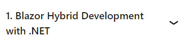 Course topics · LinkedIn — Blazor Hybrid Development with .NET 2024-6