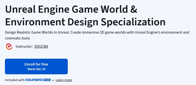 تصاویر · Unreal Engine کھیل دنیا اور ماحول ڈیزائن کی خصوصیات 2025-12