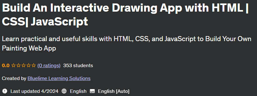 Pictures · Udemy — Build An Interactive Drawing App with HTML | CSS| JavaScript 2024-3