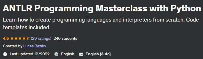 Pictures · ANTLR Programming Masterclass with Python 2022-12