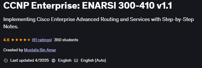 画像 · CCNP エンタープライズ: ENARSI 300-410 v11 2025-4