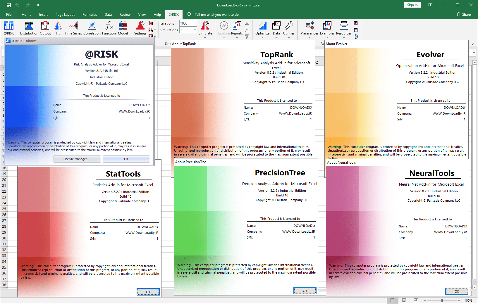 Pictures · Palisade DecisionTools Suite Industrial 8.2.2