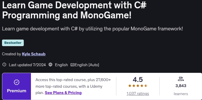 Pictures · Udemy — Learn Game Development with C# Programming and MonoGame! 2024-7