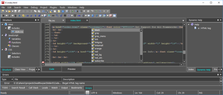 Pictures · CodeLobster IDE Professional 2.6.0