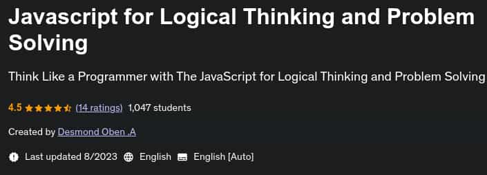 Pictures · Javascript for Logical Thinking and Problem Solving 2023-8