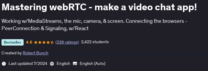 Pictures · Mastering webRTC – make a video chat app! 2024-7