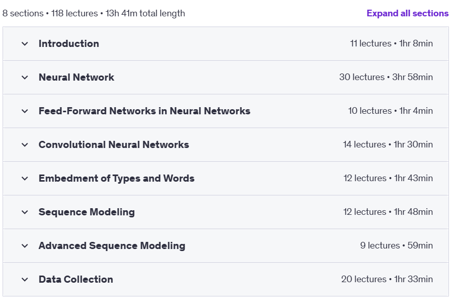 Course topics · Learn Natural Language Processing with Python 2024-3