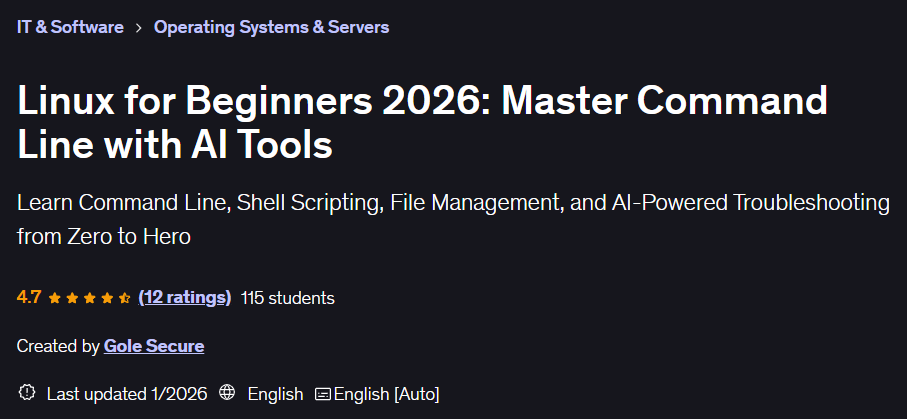 Imágenes · Linux Para principiantes 2026La línea de mando con AI herramientas 2026-1