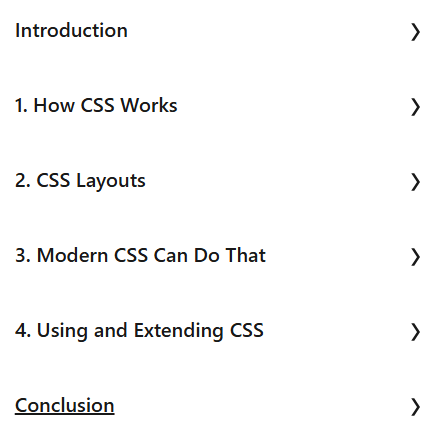 Course topics · CSS for Developers 2024-11