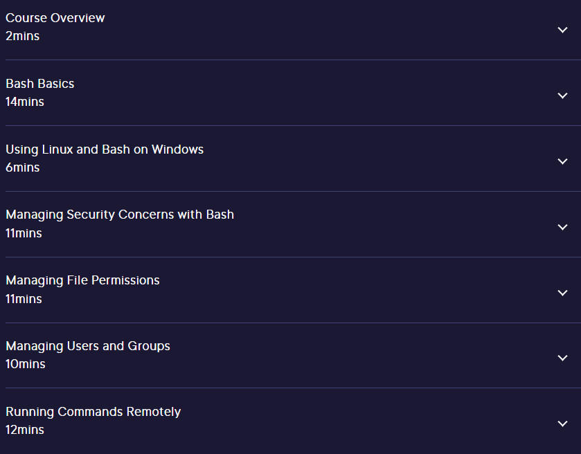 Course topics · Scripting for Security with Bash 2023-3