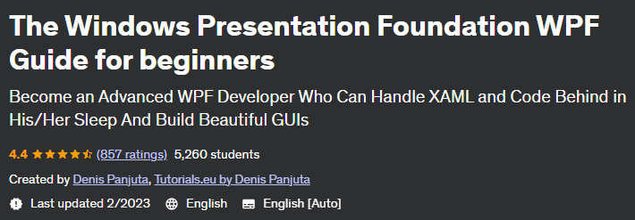 Pictures · Udemy — The Windows Presentation Foundation WPF Guide for beginners 2021-3