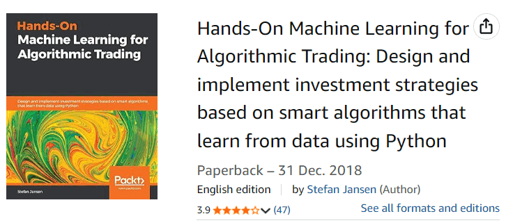 Изображения · Packt – Hands-On Machine Learning для алгоритмической торговли 2018