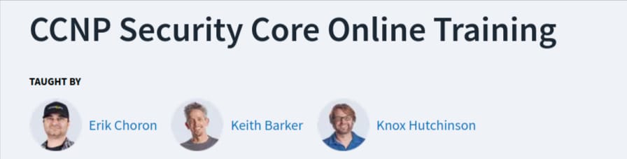 Pictures · CBTNuggets — CCNP Security Core 2025-6