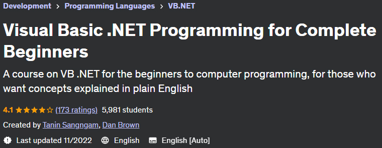 Pictures · Visual Basic .NET Programming for Complete Beginners 2022-11