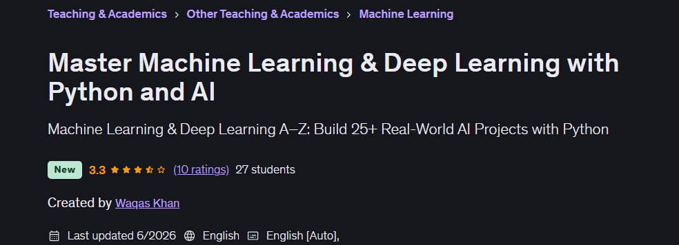 Bilder · Master Machine Learning & Deep Learning mit Python und AI 2026-6