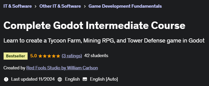 Pictures · Udemy — Complete Godot Intermediate Course 2024-11
