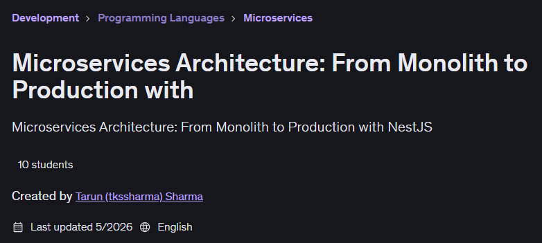 Bilder · Microservices Architektur: Von Monolith bis zur Produktion mit 2026-5