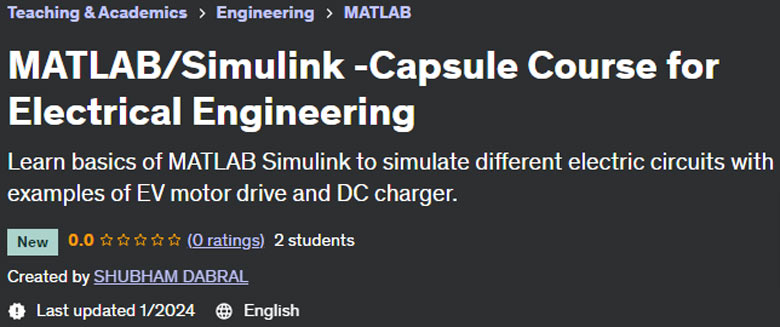 Pictures · Udemy — MATLAB/Simulink -Capsule Course for Electrical Engineering 2024-1
