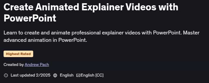 Pictures · Udemy — Create Animated Explainer Videos with PowerPoint 2025-2