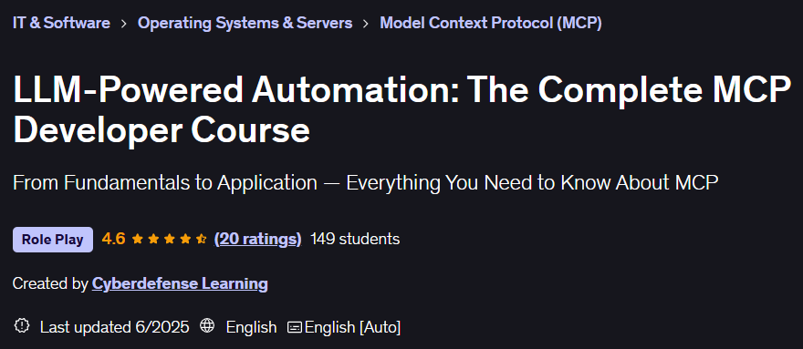 이미지 · LLM-Powered Automation : 완전한 MCP 개발자 과정 2025-6