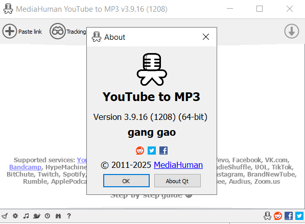 चित्र · MediaHuman YouTube में MP3 कनवर्टर 3.9.21.1906 x64