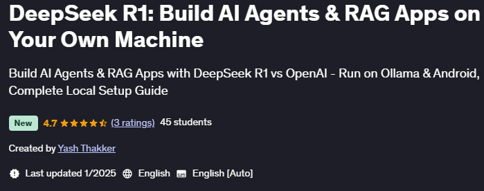 Pictures · Udemy — DeepSeek R1: Build AI Agents & RAG Apps on Your Own Machine 2025-1