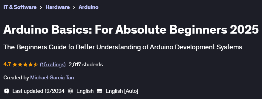 Pictures · Udemy — Arduino Basics: For Absolute Beginners 2025 2024-7