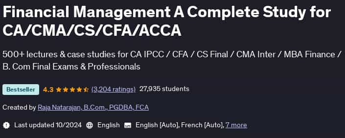 Pictures · Udemy — Financial Management A Complete Study for CA/CMA/CS/CFA/ACCA 2024-10
