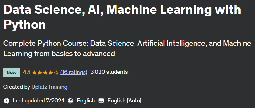 Pictures · Data Science, AI, Machine Learning with Python 2024-7
