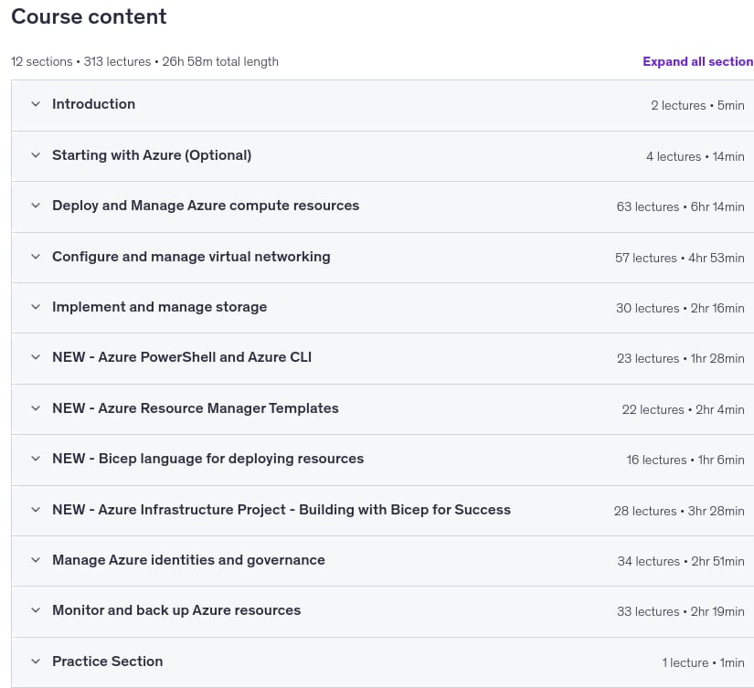 Temas del curso · El AZ-104 Microsoft Azure Certificado de Administrador 2026-4