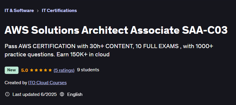 Pictures · Udemy — AWS Solutions Architect Associate SAA-C03 2025-6