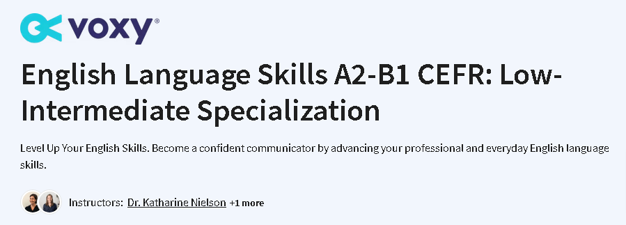 Pictures · Coursera — English Language Skills A2-B1 CEFR: Low-Intermediate Specialization 2023-8