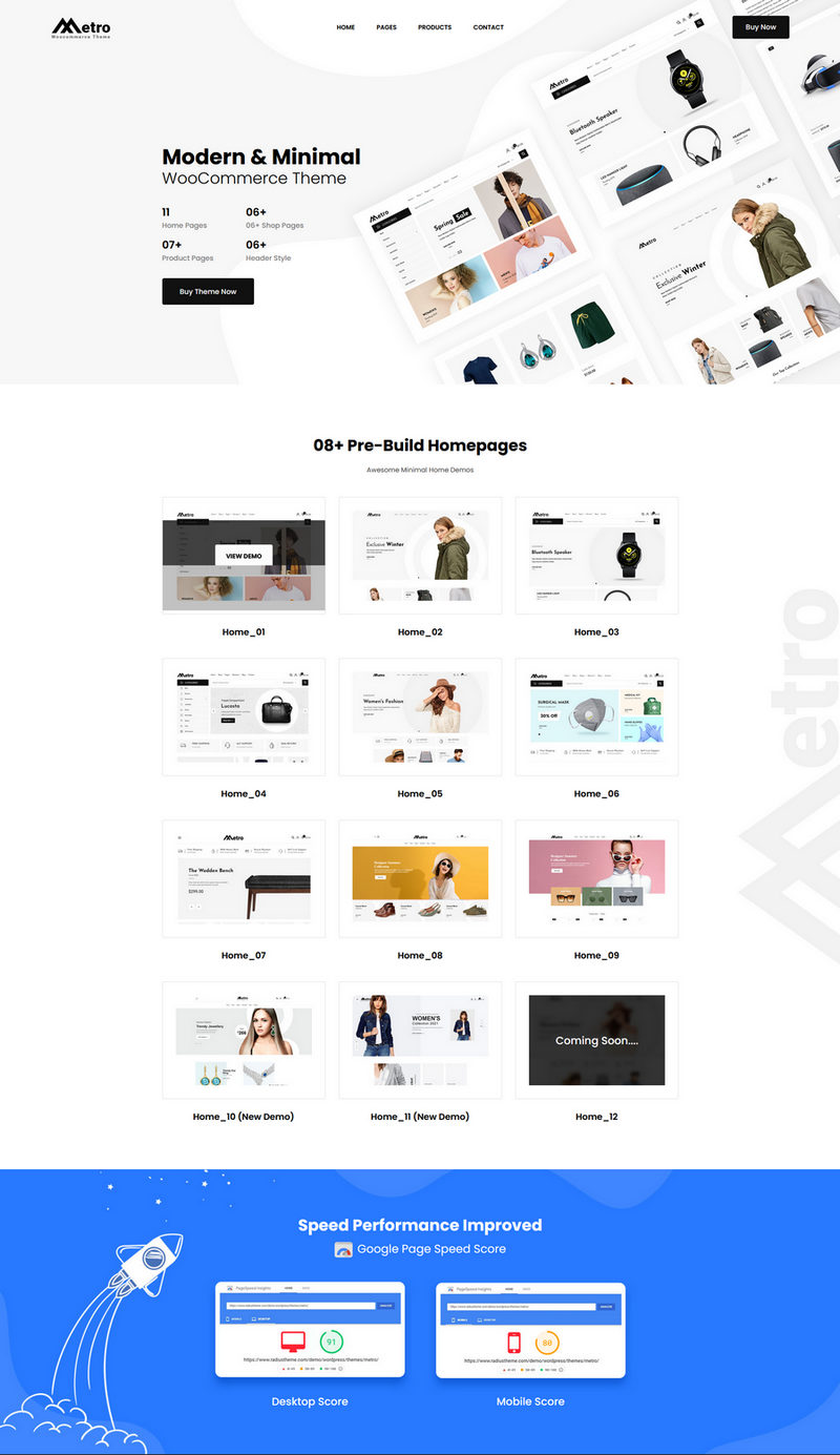الصور · ThemeForest – مترو – WooCommerce الحد الأدنى WordPress موضوع v214.0