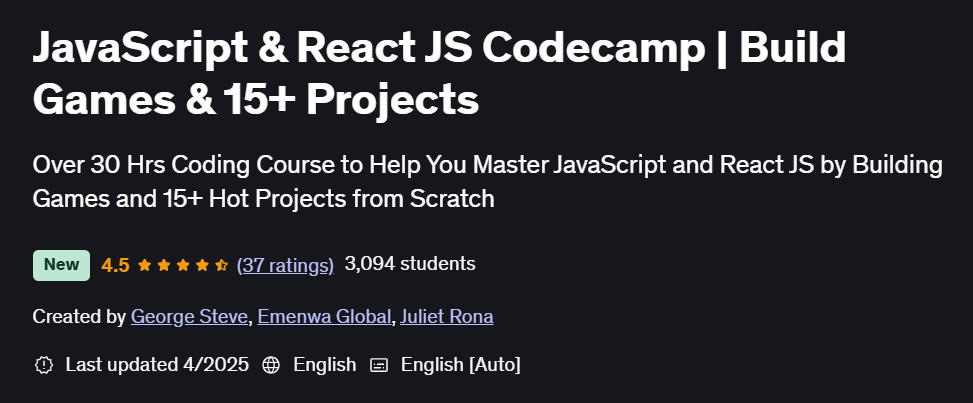 Pictures · JavaScript & React JS Codecamp | Build Games & 15+ Projects 2025-4