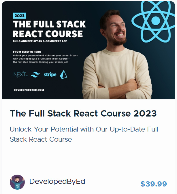Pictures · DevelopedbyEd — The Full Stack React Course 2023 2023-5