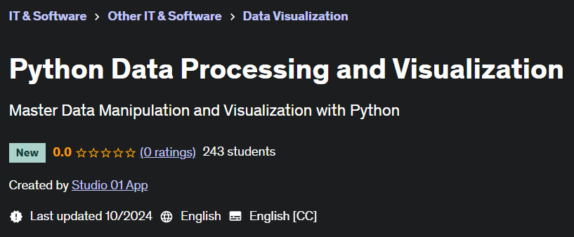 Pictures · Udemy — Python Data Processing and Visualization 2024-9